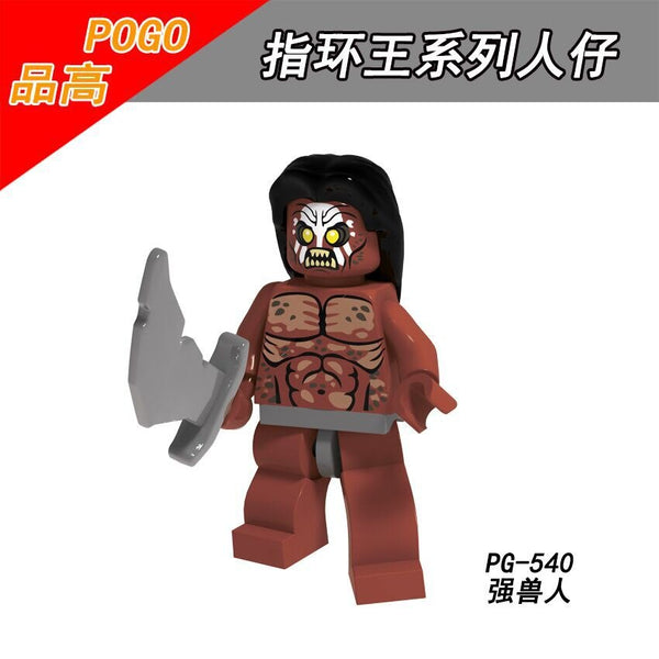 PG540 21PCS - 21Pcs  The Lord Of The Rings Legoingly Uruk-hai Action figures Gift For Children  Building Blocks Bricks Education Toy Model