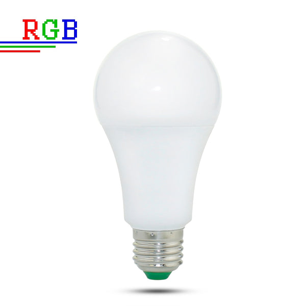 [variant_title] - 110V 220V E27 RGB LED Bulb Lights 5W 10W 15W RGB Lampada Changeable Colorful RGBW LED Lamp With IR Remote Control+Memory Mode