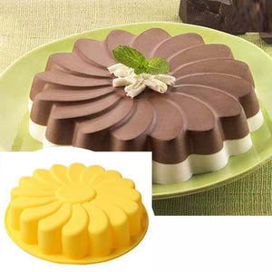 [variant_title] - DIY 3D Fondant Silicone Cake Molds Sunflower Shaped Baking Bakeware Cookie Mould Pastry Cake Decorating Tool Kitchen Accessories