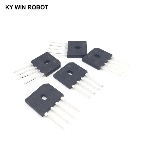 [variant_title] - 5PCS 15A 1000V DIP-4 diode bridge rectifier GBU1510