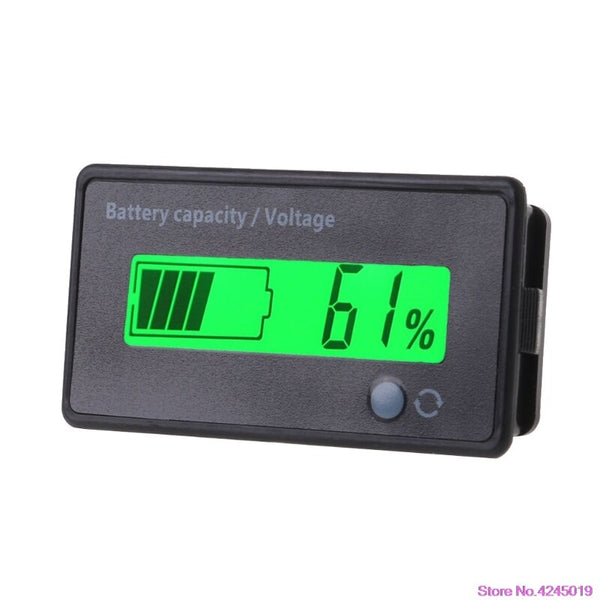[variant_title] - New 12V-84V Lead-acid Battery Capacity Indicator Voltage Meter Voltmeter LCD Monitor