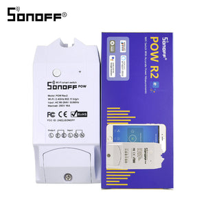 Default Title - Sonoff Pow R2 Wifi Smart Home Switch homekit 16A 3500W Power Consumption Monitor Current Energy Usage support Alexa google home