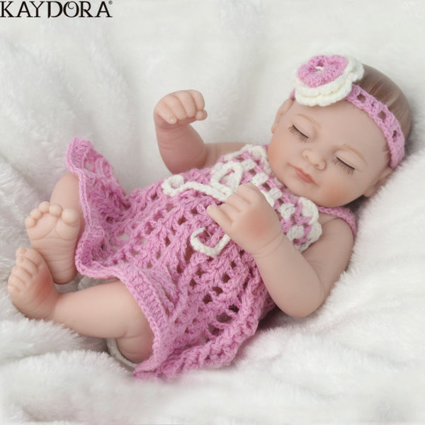 Default Title - KAYDORA Realistic Reborn Baby Dolls Silicone Full Body Reborn Doll For Sale Toys For Girls Real Soft Handmade Toys 25 cm