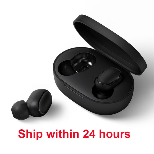 Redmi Airdots - Xiaomi Redmi Airdots TWS Bluetooth Earphone Stereo bass BT 5.0 Eeadphones With Mic Handsfree Earbuds AI Control