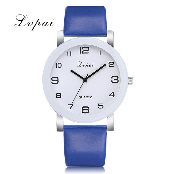 Blue - Lvpai Brand Quartz Watches For Women Luxury White Bracelet Watches Ladies Dress Creative Clock Watches 2018 New Relojes Mujer
