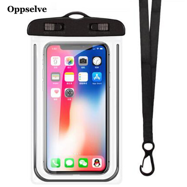 [variant_title] - Waterproof Mobile Phone Case For iPhone X Xs Max Xr 8 7 Samsung S9 Clear PVC Sealed Underwater Cell Smart Phone Dry Pouch Cover