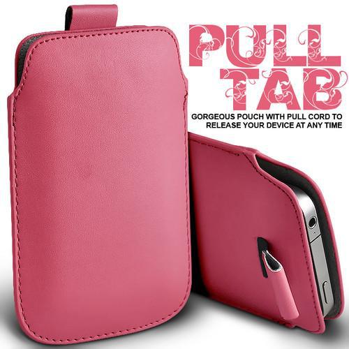 pink / 73x134mm - Universal pouch case For Samsung A6S A3 A5 A7 2017 case cover Pull Tab Leather Sleeve Bag for Samsung A310 A510 A710 phone case