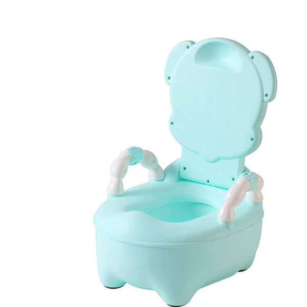 9 No cushion - Baby potty toilet bowl training pan toilet seat children's pot kids bedpan portable urinal comfortable backrest cartoon cute pot