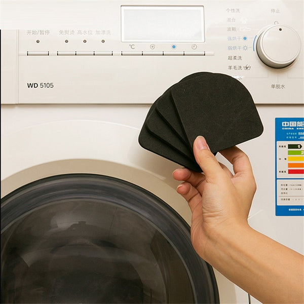 [variant_title] - Washing Machine Anti-Vibration Pad Mat Non-Slip Shock Pads Mats Refrigerator 4pcs/set Kitchen Bathroom Accessories Bathroom Mat