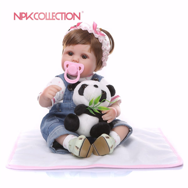 [variant_title] - NPKCOLLECTION Silicone Reborn Baby Dolls Baby Realistic Alive Boneca Bebe Lifelike Real Girl Doll Reborn Birthday Christmas