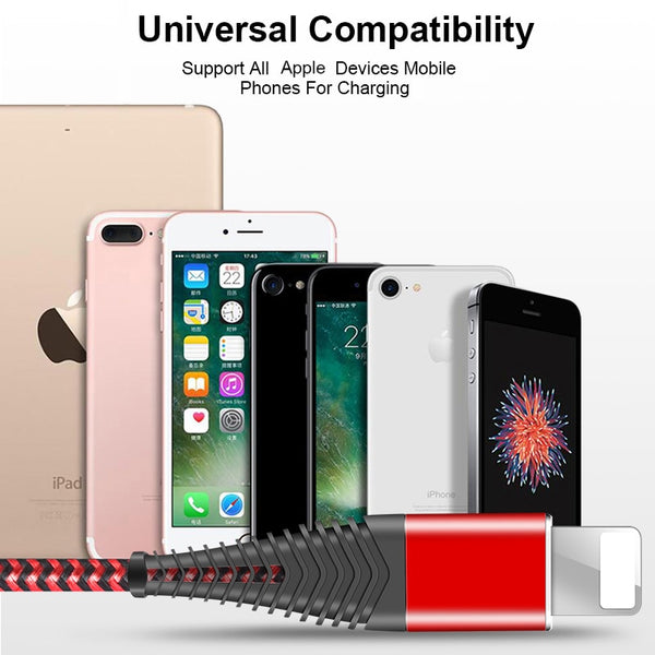 [variant_title] - Coolreall USB Cable for iPhone Xs max Xr X 8 7 6 plus 6s 5 s plus iPad 2.4A Fast Charging Cable Cord Mobile Phone Usb Data Cable
