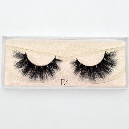 E04 - Visofree Mink Eyelashes Natural False Eyelashes Fake Eye Lashes Long Makeup 3D Mink Lashes Extension Eyelash Makeup for Beauty