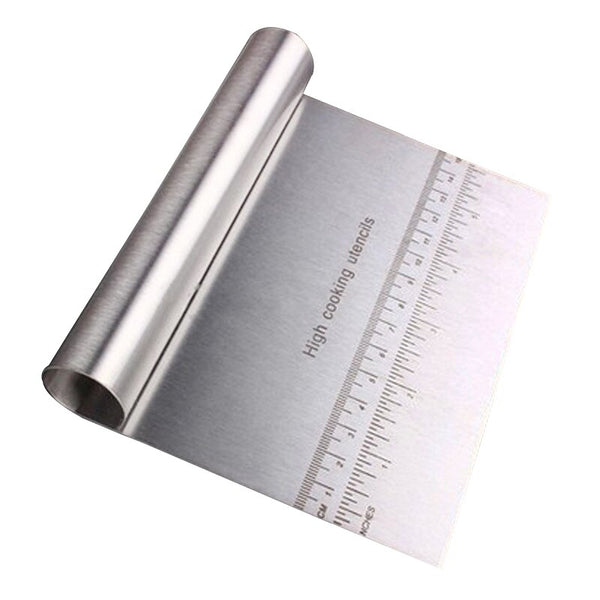 [variant_title] - Stainless Steel Smoother Cake Scraper Spatula scraper Cutter Flour Pastry Scraper Cake Blade Baking Decoration Kitchen Tools