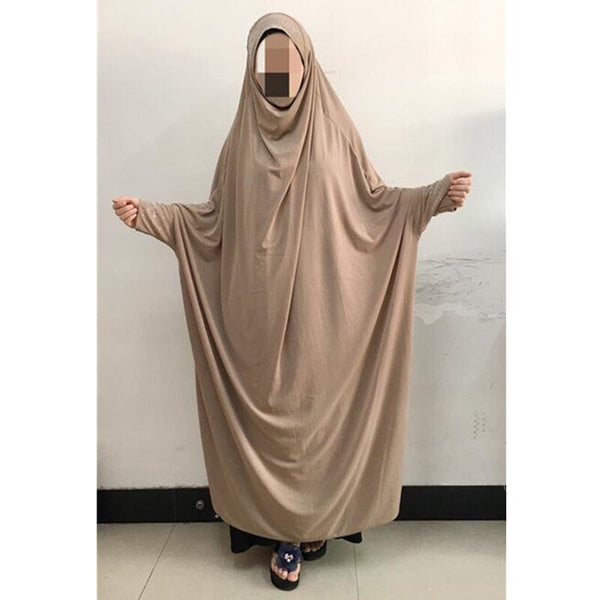Khaki / One Size - Muslim head coverings instant hijab bonnet abaya muslims outwear muslim prayer dress islamic dresses hijab dress #FB85