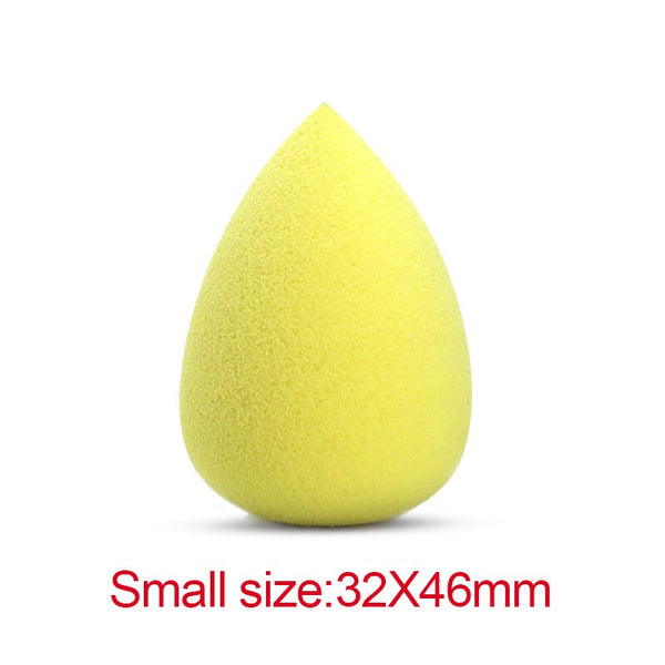Small Yellow - Cocute Beauty Sponge Foundation Powder Smooth Makeup Sponge for Lady Make Up Cosmetic Puff High Quality
