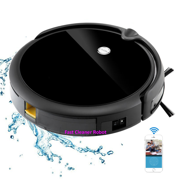 [variant_title] - Newest Robot Vacuum Cleaner With Camera,Mapping Navigation Smart Memory,Water tank,Smartphone Wifi APP Control,lithium battery
