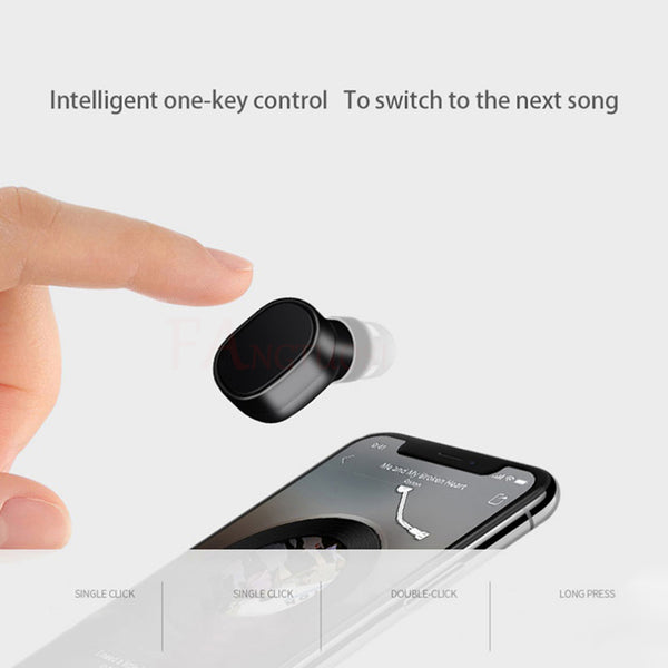 [variant_title] - FANGTUOSI USB charge Bluetooth Earphone Wireless Headset Mini Earbuds Handsfree Bluetooth Earpiece with Mic for iPhone xiaomi