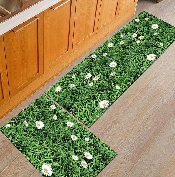 09 / 40x120cm - Kitchen Mat Cheaper Anti-slip Modern Area Rugs Living Room Balcony Bathroom Printed Carpet Doormat Hallway Geometric Bath Mat