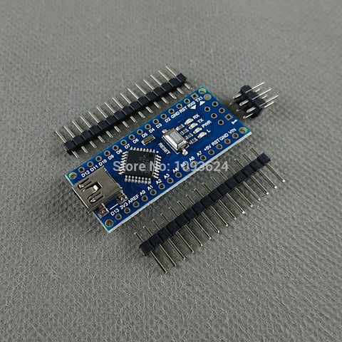 Default Title - 1pcs/lot Nano Atmega168 controller compatible for arduino nano Atmega168P CH340 CH340C replace CH340G USB driver NO CABLE