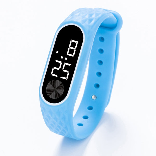 Sky Blue White - New Children's Watches Kids LED Digital Sport Watch for Boys Girls Men Women Electronic Silicone Bracelet Wrist Watch Reloj Nino
