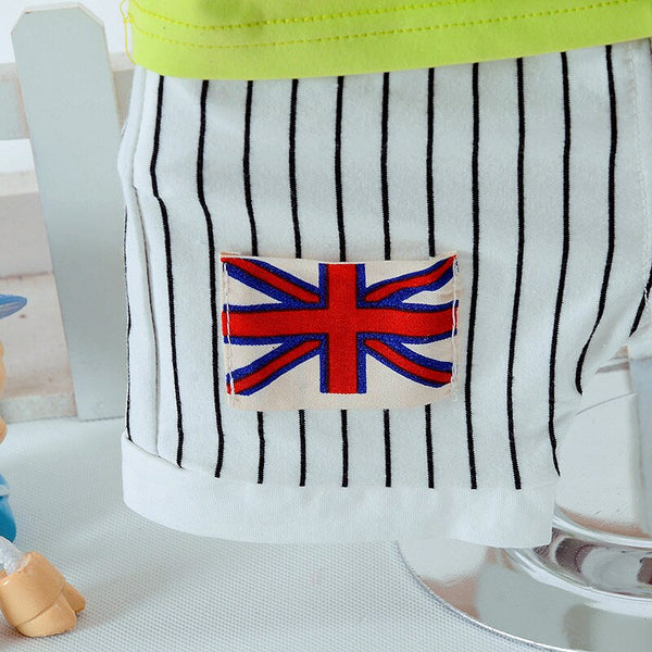 [variant_title] - New Kids Clothes Baby Boy Summer Clothes Set Strap Vest + Shorts Childrens Toddler Boy Clothing Set Baby Clothes for Boys