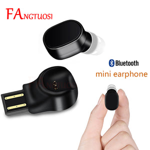 [variant_title] - FANGTUOSI USB charge Bluetooth Earphone Wireless Headset Mini Earbuds Handsfree Bluetooth Earpiece with Mic for iPhone xiaomi