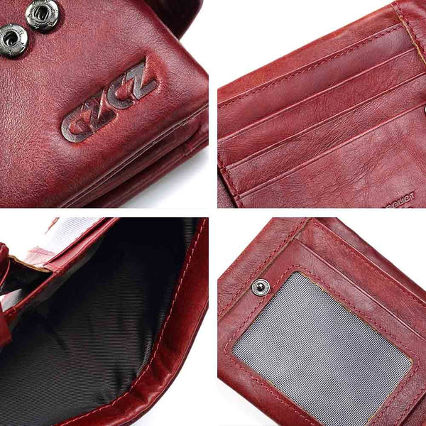 [variant_title] - GZCZ 2019 Genuine Leather Women Wallet Purse Female Luxury Cow Leather Business Women's Handbag Genuine Leather Pouch