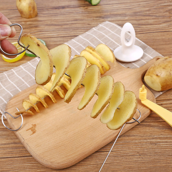 [variant_title] - Vegetable Fruit Spiral Slicer Models Cutter Shredder For Cooking Chips Stainless Steel Kitchen Tools Accessories Gadgets