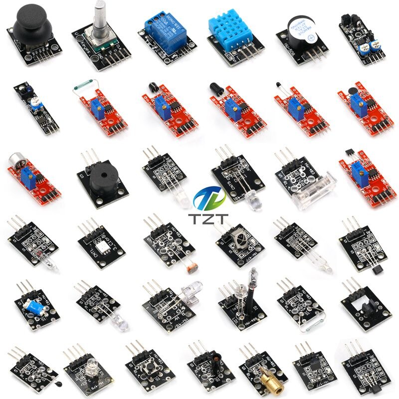 [variant_title] - 37 IN 1 SENSOR KITS FOR ARDUINO HIGH-QUALITY For Arduino Starters  (Works with Official for Arduino Boards)with box