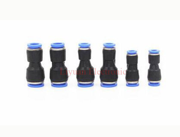 [variant_title] - 50pcs PG6-4 trachea push straight adjustable joints / PG8-6 / PG10-8 / PG12-10 / PG8-4 / PG10-6 / PG12-8 pneumatic connector