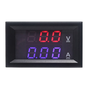 Red and Blue - Red DC 0-100V/10A Digital Voltmeter Ammeter Amperemeter Car LED Tester Current Voltage Monitor