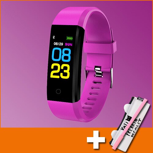 Purple with gifts - Sport Smart Watch Children Kids Watches For Girls Boys Students Wrist Clock Electronic LED Digital Child Wristwatches With Gifts