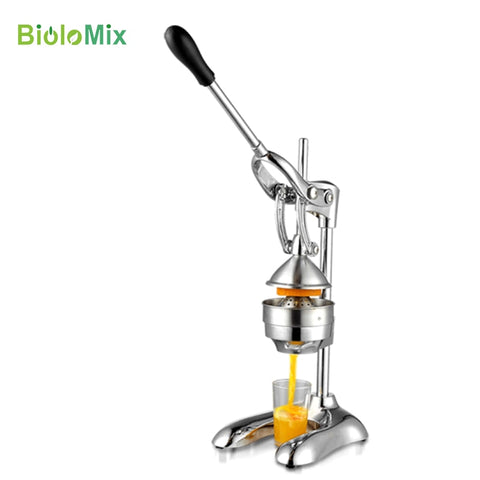 Default Title - Stainless Steel manual hand press juicer squeezer citrus lemon orange  pomegranate fruit juice extractor commercial or household