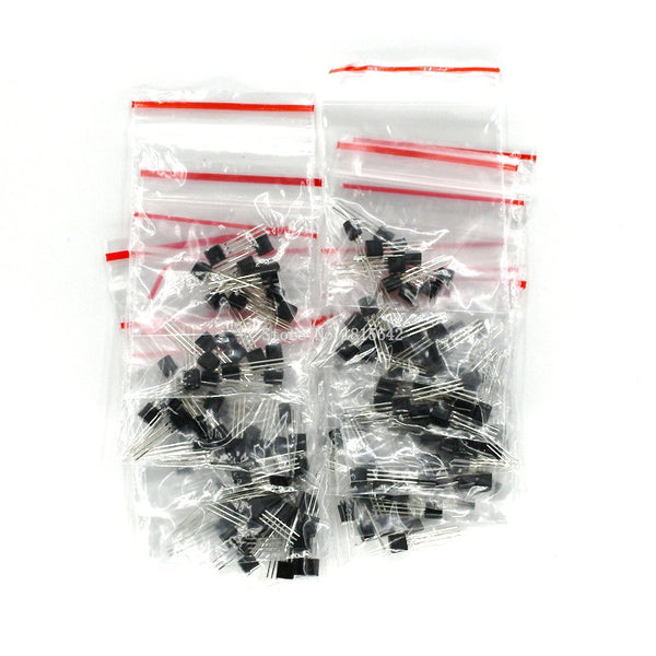 [variant_title] - 170PCS Transistor Assorted Kit S9012 S9013 S9014 9015 9018 A1015 C1815 A42 A92 2N5401 2N5551 A733 C945 S8050 S8550 2N3906 2N3904