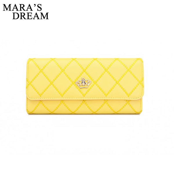 [variant_title] - Mara's Dream Womens Wallets Purses Plaid PU Leather Long Wallet Hasp Phone Bag Money Coin Pocket Card Holder Female Wallet Purse