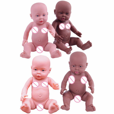 [variant_title] - 41cm Newborn Baby Simulation Doll Soft Children Reborn Doll Toy Boy Girl Emulated Doll Kids Birthday Gift Kindergarten Props