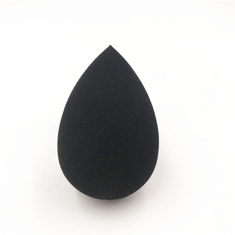Black - 1pcs Cosmetic Puff Powder Puff Smooth Women's Makeup Foundation Sponge Beauty to Make Up Tools Accessories Water-drop Shape