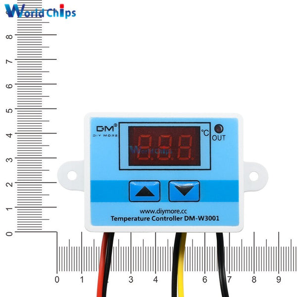 [variant_title] - 220VAC 10A Digital LED Temperature Controller XH-W3001 For Arduino Cooling Heating Switch Thermostat + NTC Sensor