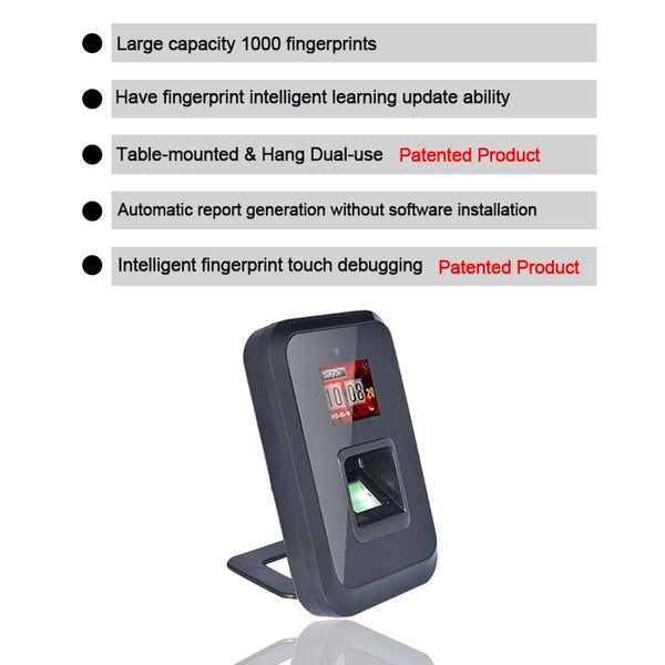 [variant_title] - Eseye Biometric Time Attendance USB Fingerprint Attendance System Fingerprint Sensor Recorder Employee Machine For Office (English)