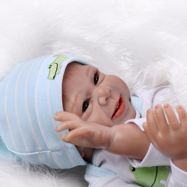 [variant_title] - Silicone reborn baby doll toys for girls play house lifelike newborn reborn boys babies birthday present gift collectable dolls