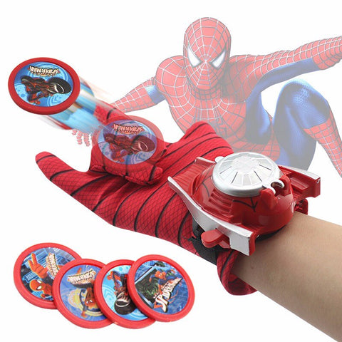 [variant_title] - Multiple Types Spider man Captain America Iron man Hulk Batman Glove Launcher Toys For Children Birthday Christmas Gift DS19