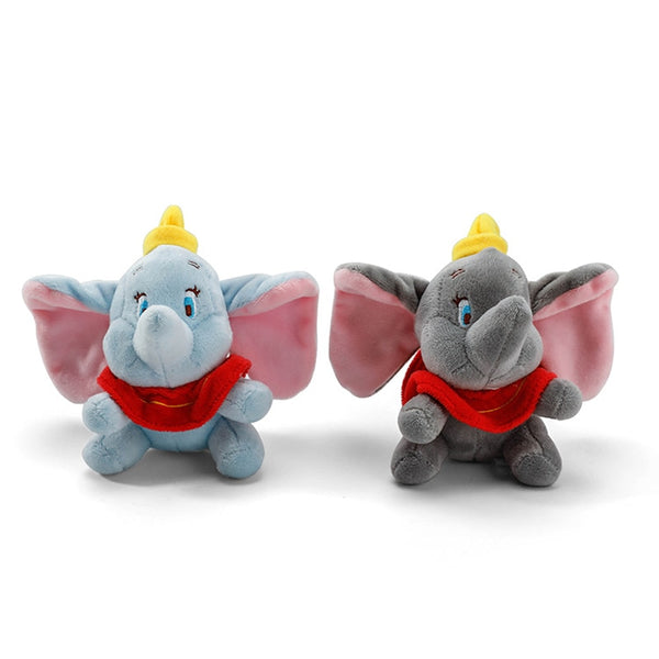 [variant_title] - 12cm Cute Dumbo Stuffed Animal Plush Toys Small Pendant Lovely Peluche Cartoon Elephant Doll Presents for Children Key Chain