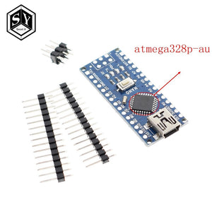 328p-au chip - Nano 1PCS Mini USB With the bootloader Nano 3.0 controller compatible for arduino CH340 USB driver 16Mhz NANO V3.0 Atmega328