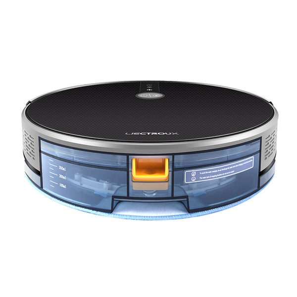 [variant_title] - LIECTROUX C30B Robot Vacuum Cleaner, Map navigation with Memory,Wifi APP Control,3000pa Suction Power,Smart Electric Water tank,
