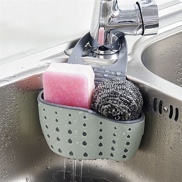 [variant_title] - Sink Shelf Soap Sponge Drain Rack Bathroom Holder Kitchen Storage Suction Cup Kitchen Organizer Sink kitchen Accessories Wash