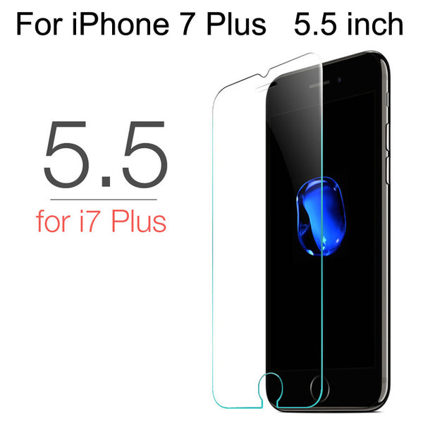 For iPhone 7plus / 1 Piece - 10Pcs Tempered Glass For iPhone X XS MAX XR 4 4s 5 5s SE 5c Screen Protective Film For iPhone 6 6s 7 8 Plus X 11 Glass Protector