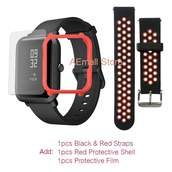 RedRed.Film - English Version Xiaomi Amazfit Bip Smart Watch Men Huami Mi Pace Smartwatch For IOS Android Heart Rate Monitor 45 Days Battery
