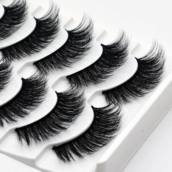 3d-17 - NEW 13 Styles 1/3/5/6 pair Mink Hair False Eyelashes Natural/Thick Long Eye Lashes Wispy Makeup Beauty Extension Tools Wimpers