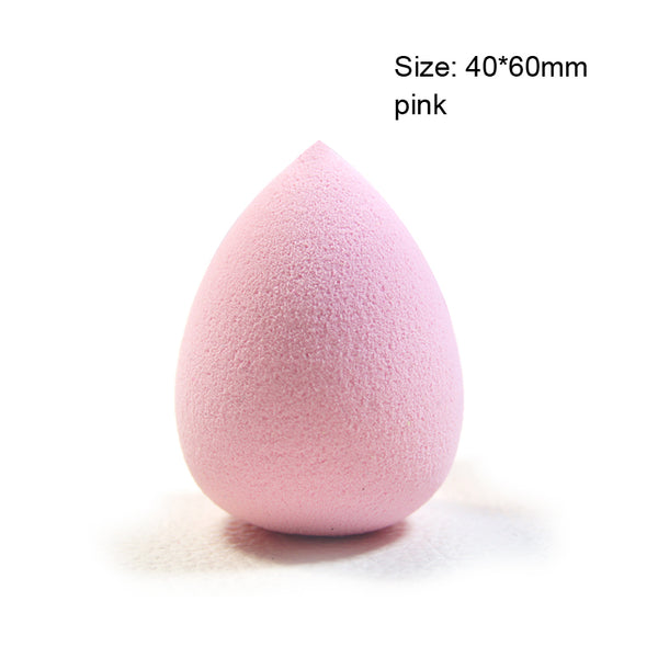large pink - Soft Water Drop Shape Makeup Cosmetic Puff Powder Smooth Beauty Foundation Sponge Clean Makeup Tool Accessory