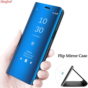 [variant_title] - Luxury Mirror Cover For Huawei P30 Pro Case P 30 Flip Leather Phone Case For Coque Huawei P30 lite Case P30Pro Funda Stand Smart